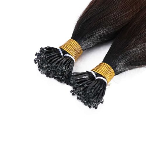 Ombre Brown 8D Human Hair Extensions