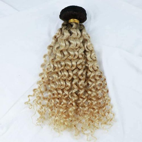 Ombre Curly Clip In Hair Extensions