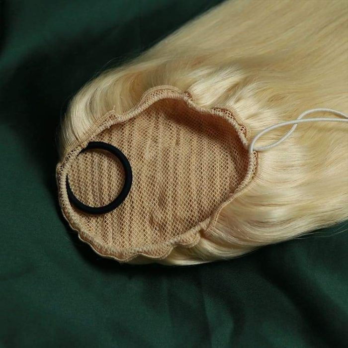 100 Human Hair Drawstring Ponytail