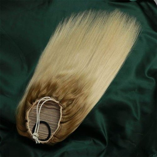 Blonde Drawstring Ponytail Hair Extensions