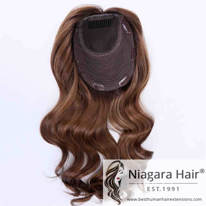 Human Hair Topper Silk Base02