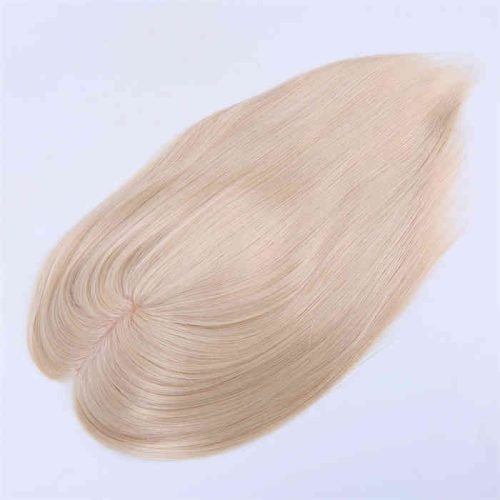 silk base human hair topper02