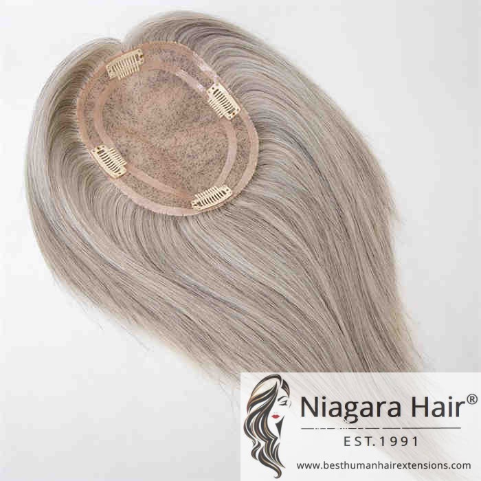 Gray Human Hair Toppers01