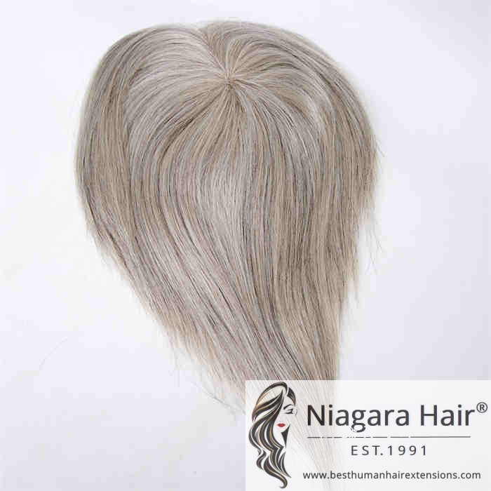 Gray Human Hair Toppers03