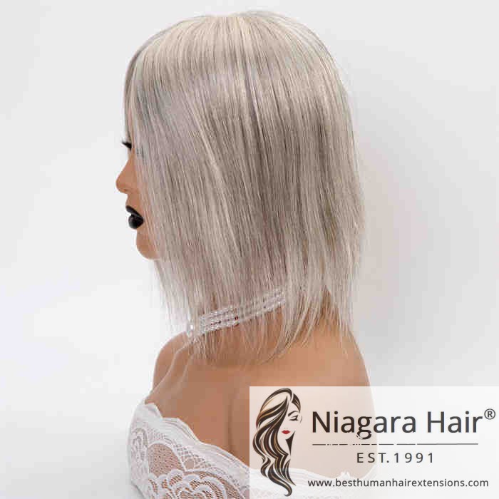 Gray Human Hair Toppers04